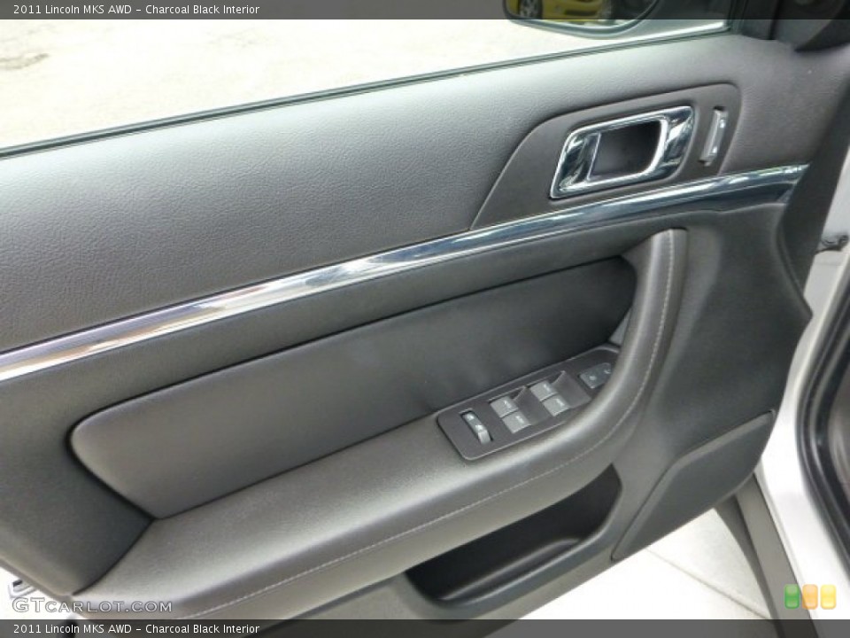 Charcoal Black Interior Door Panel for the 2011 Lincoln MKS AWD #68526817