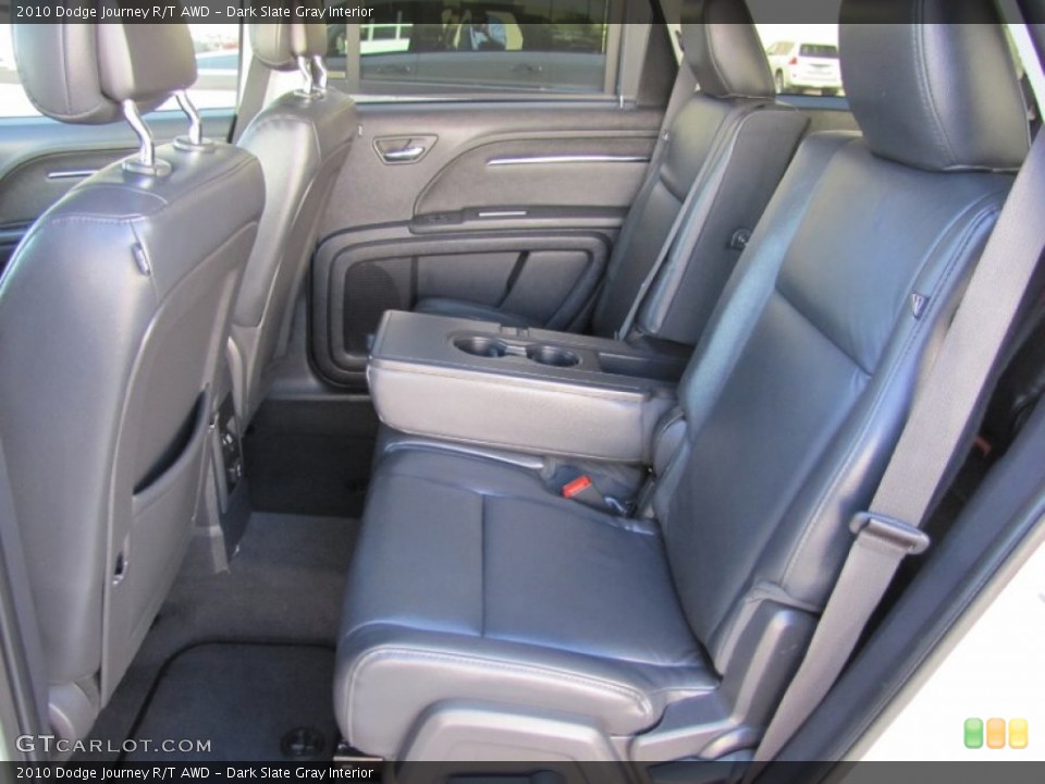 Dark Slate Gray Interior Rear Seat for the 2010 Dodge Journey R/T AWD #68526841