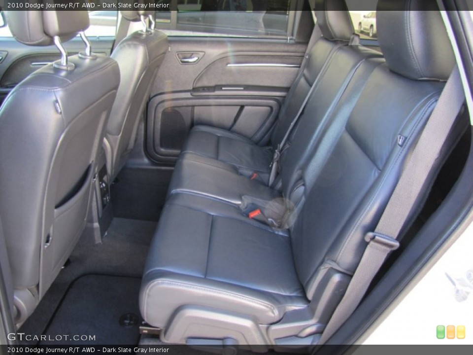 Dark Slate Gray Interior Rear Seat for the 2010 Dodge Journey R/T AWD #68526943