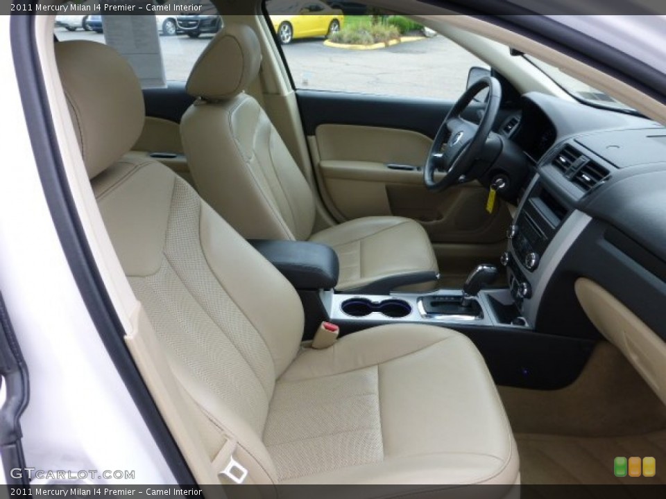Camel Interior Front Seat for the 2011 Mercury Milan I4 Premier #68526955