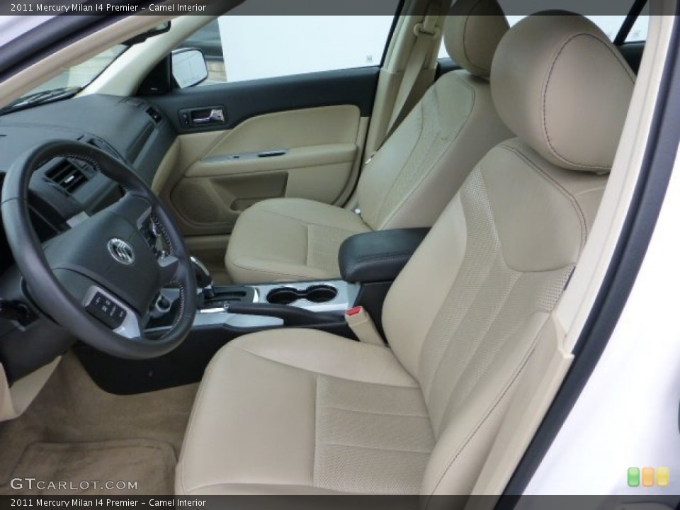 Camel Interior Front Seat for the 2011 Mercury Milan I4 Premier #68526997