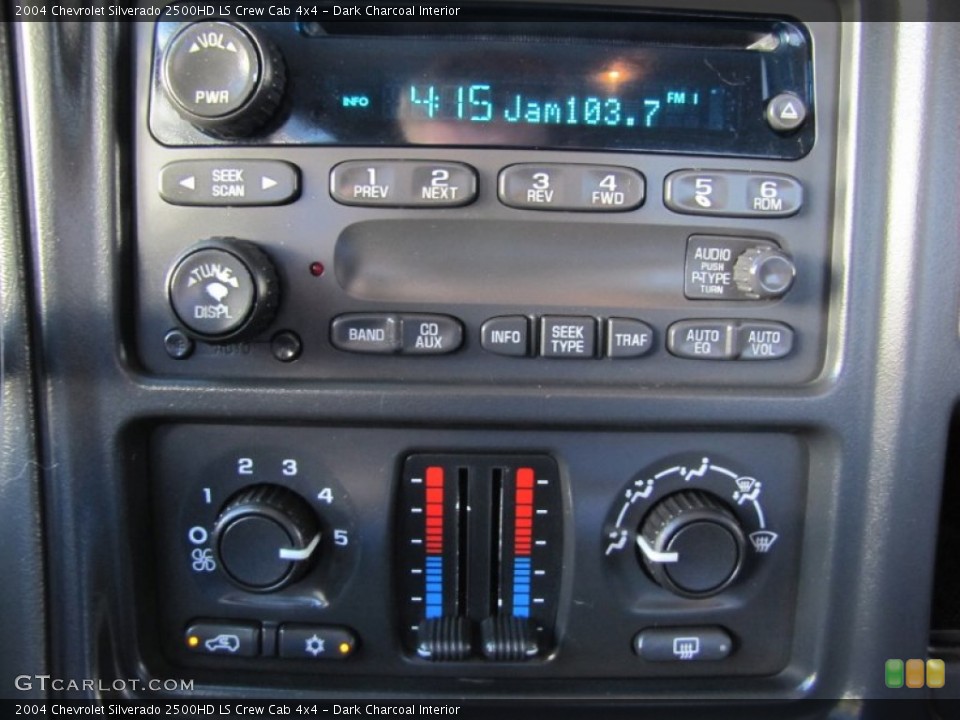 Dark Charcoal Interior Audio System for the 2004 Chevrolet Silverado 2500HD LS Crew Cab 4x4 #68527411