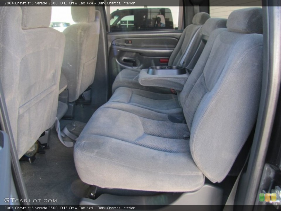 Dark Charcoal Interior Rear Seat for the 2004 Chevrolet Silverado 2500HD LS Crew Cab 4x4 #68527456