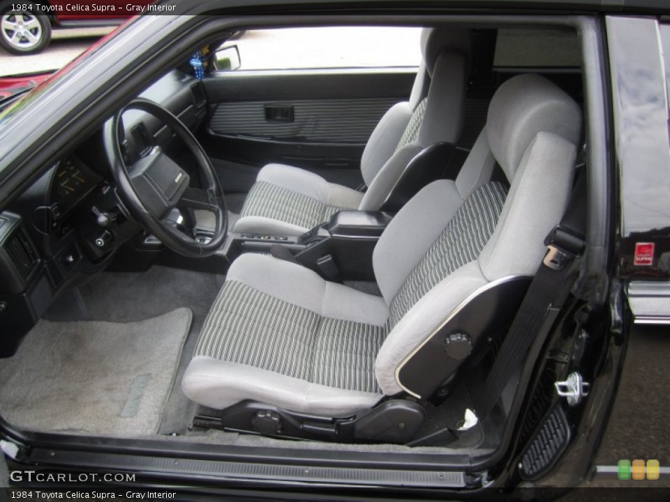 Gray Interior Prime Interior for the 1984 Toyota Celica Supra #68528944