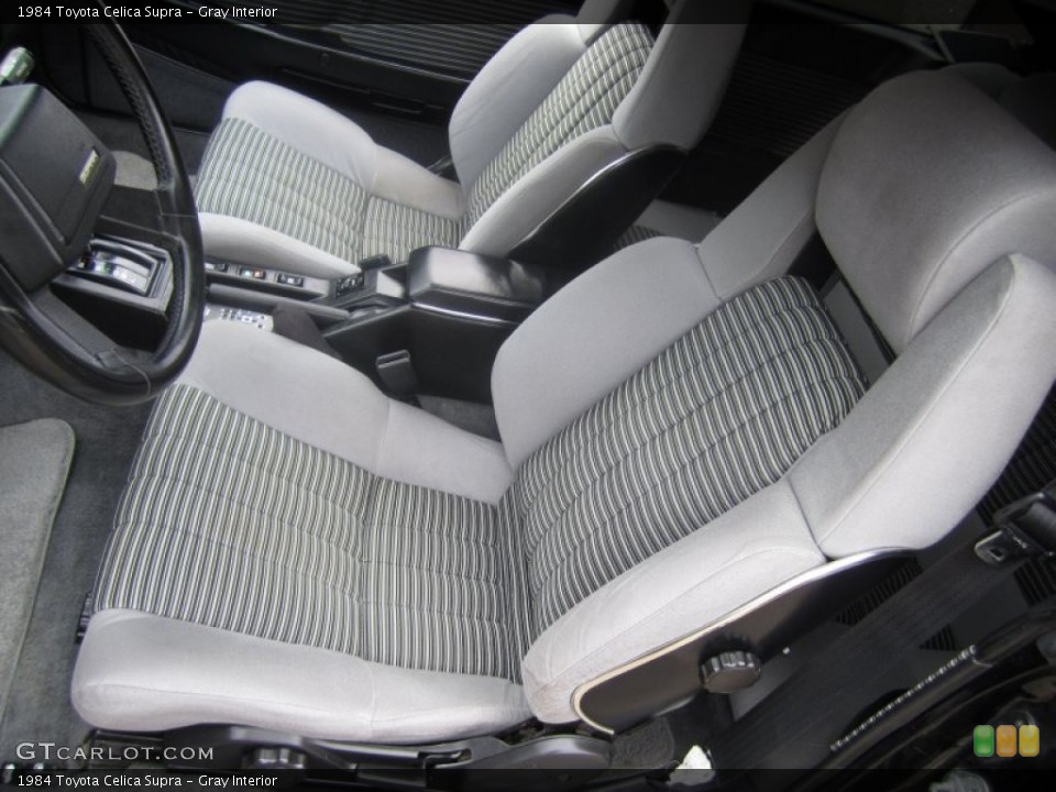 Gray Interior Photo for the 1984 Toyota Celica Supra #68528965