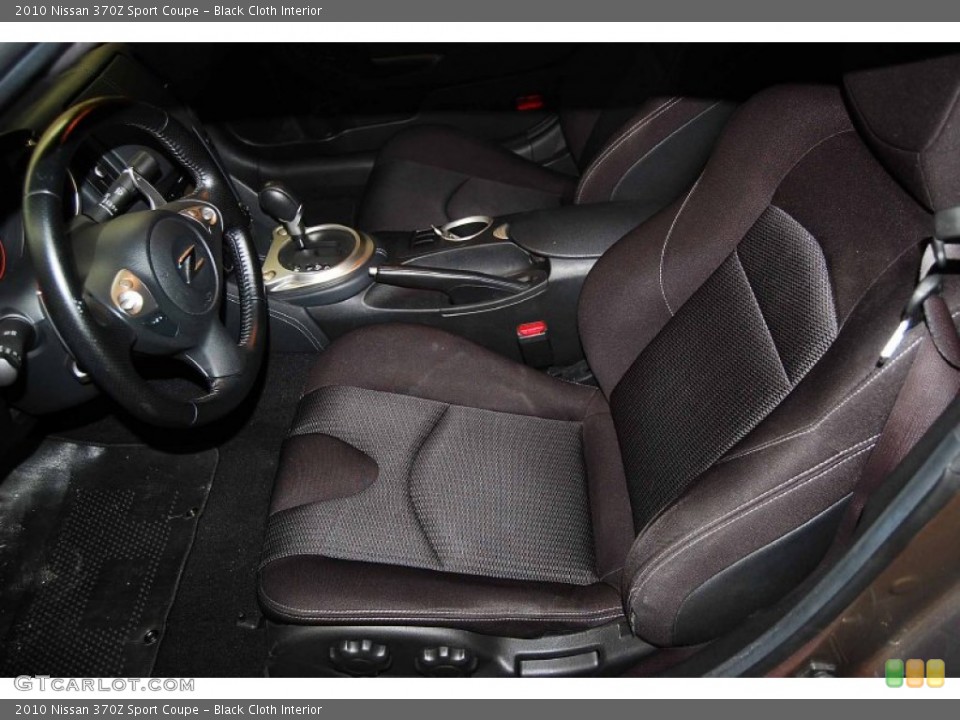 Black Cloth Interior Photo for the 2010 Nissan 370Z Sport Coupe #68529289