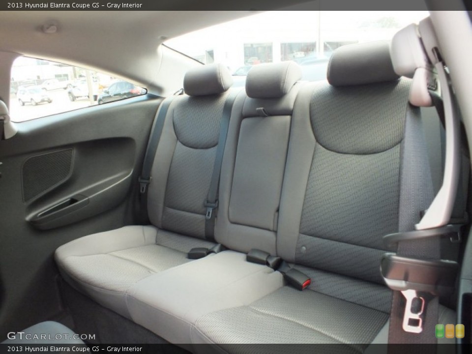 Gray Interior Rear Seat for the 2013 Hyundai Elantra Coupe GS #68531296