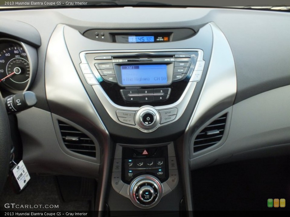 Gray Interior Controls for the 2013 Hyundai Elantra Coupe GS #68531398