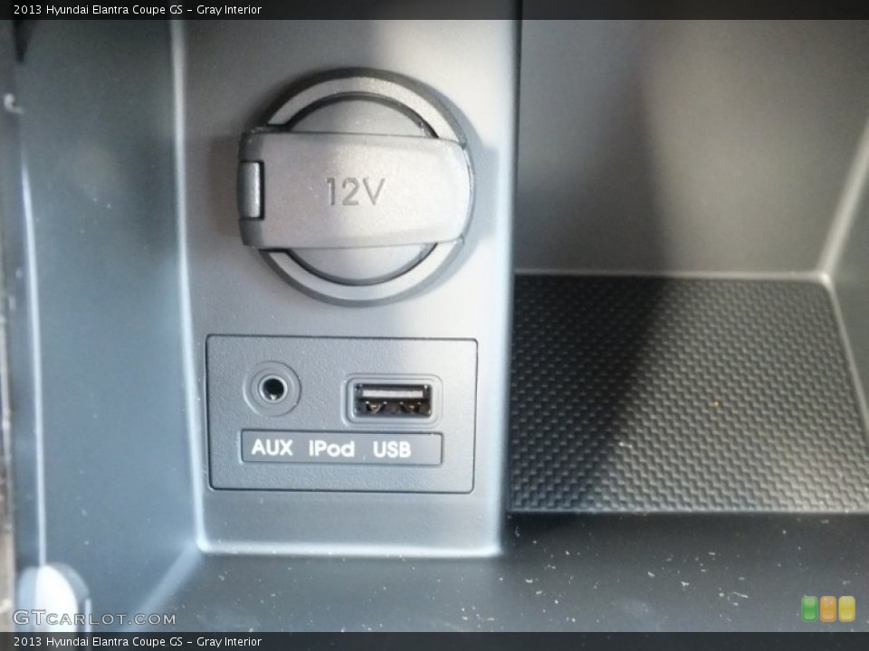 Gray Interior Controls for the 2013 Hyundai Elantra Coupe GS #68531407