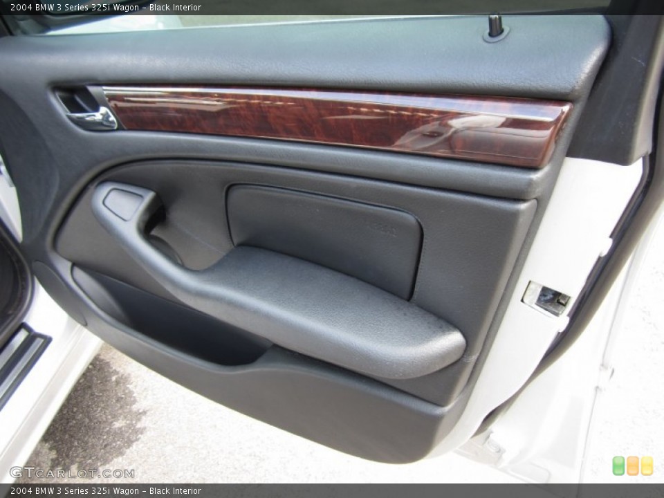 Black Interior Door Panel for the 2004 BMW 3 Series 325i Wagon #68532100