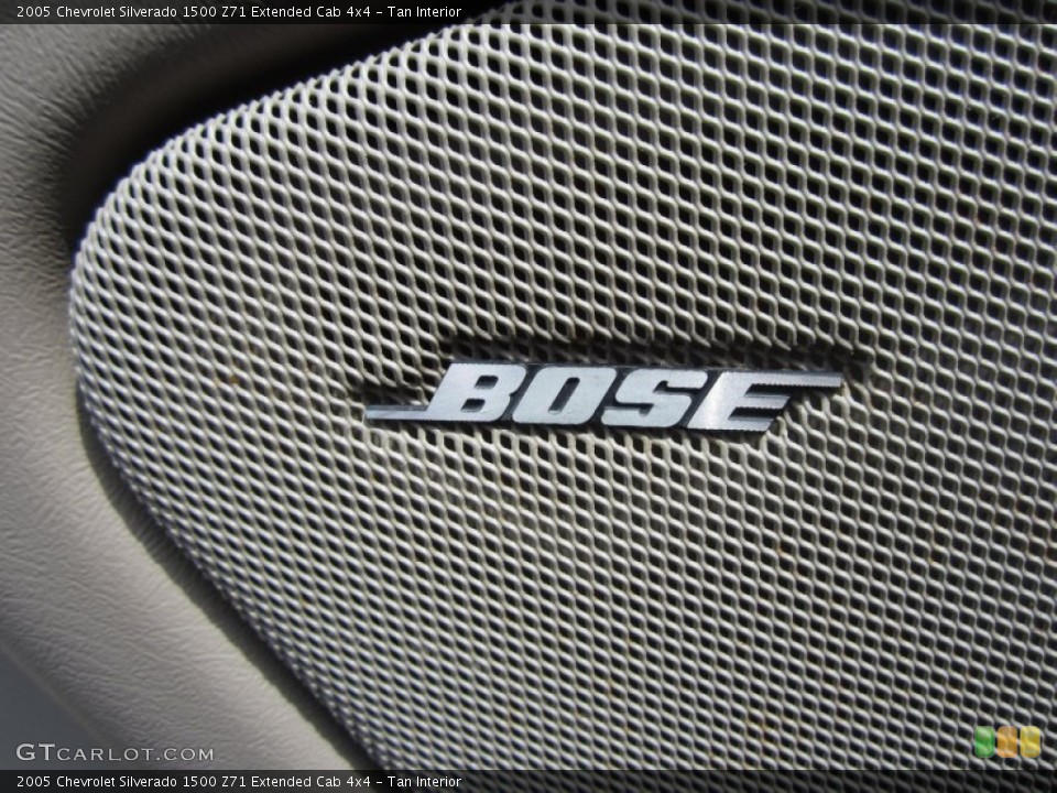 Tan Interior Audio System for the 2005 Chevrolet Silverado 1500 Z71 Extended Cab 4x4 #68533171