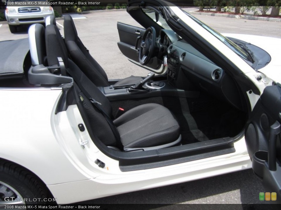 Black Interior Photo for the 2008 Mazda MX-5 Miata Sport Roadster #68533600