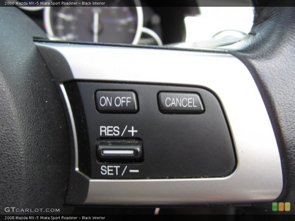 Black Interior Controls for the 2008 Mazda MX-5 Miata Sport Roadster #68533705