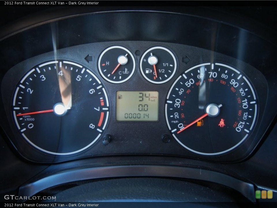 Dark Grey Interior Gauges for the 2012 Ford Transit Connect XLT Van #68535124