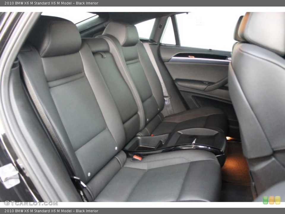 Black Interior Rear Seat for the 2010 BMW X6 M  #68535838