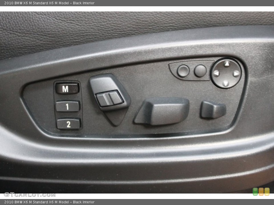Black Interior Controls for the 2010 BMW X6 M  #68535964