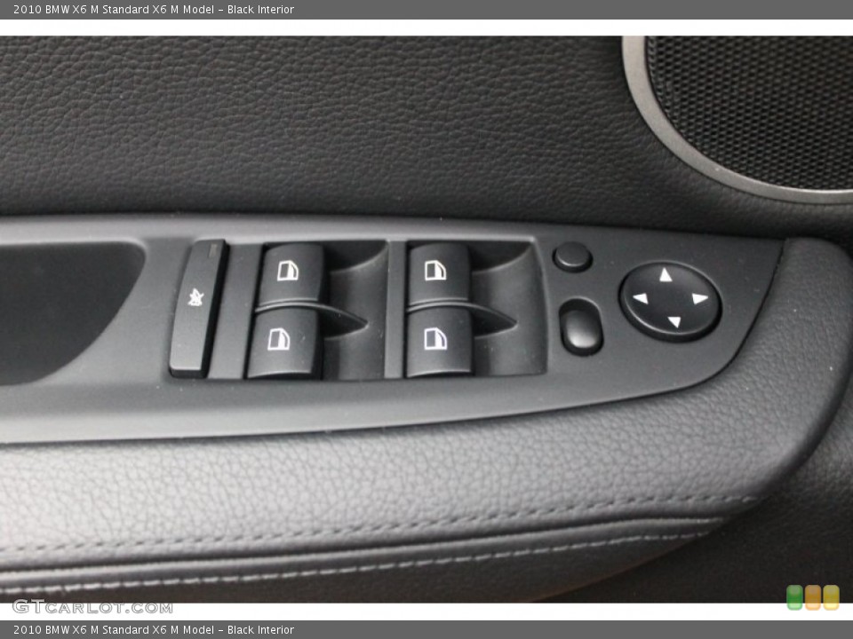 Black Interior Controls for the 2010 BMW X6 M  #68535994