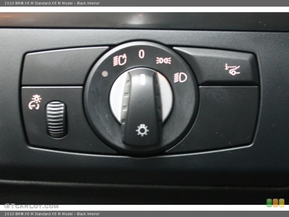 Black Interior Controls for the 2010 BMW X6 M  #68536003