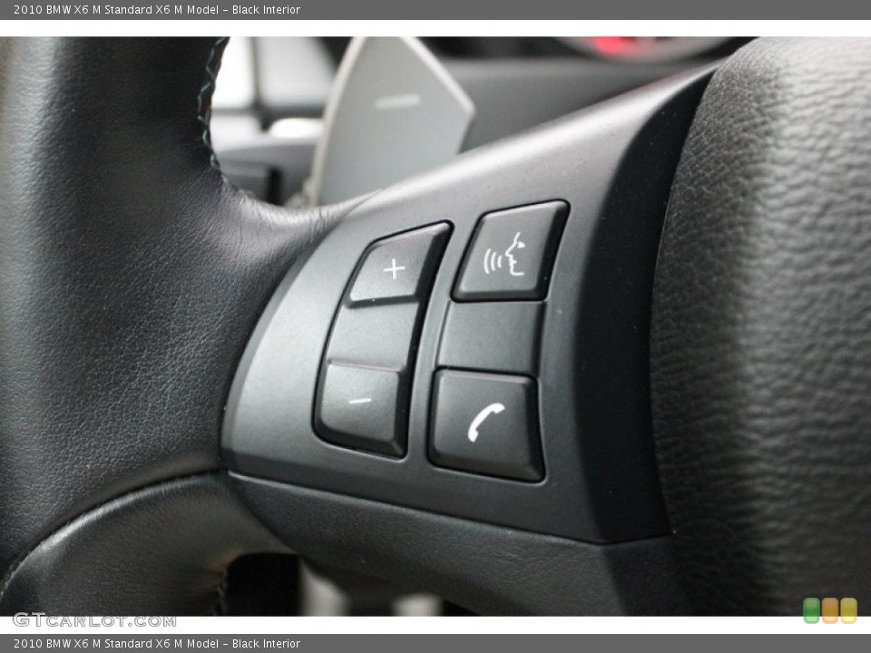 Black Interior Controls for the 2010 BMW X6 M  #68536012