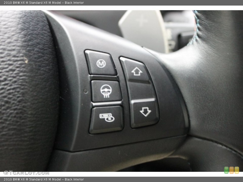 Black Interior Controls for the 2010 BMW X6 M  #68536021