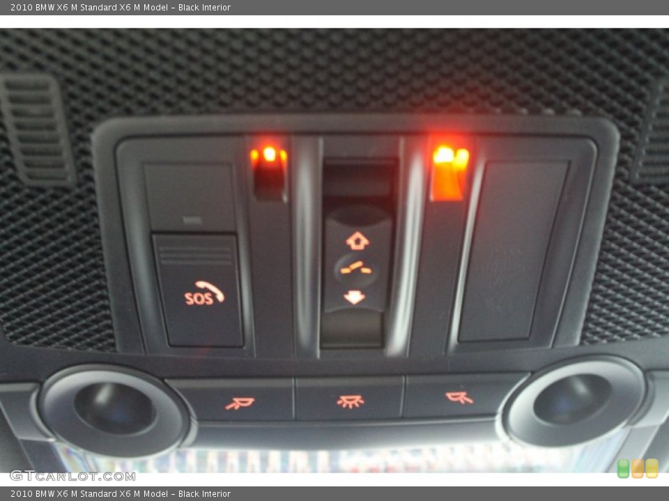 Black Interior Controls for the 2010 BMW X6 M  #68536051