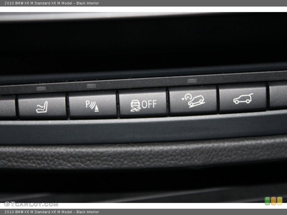 Black Interior Controls for the 2010 BMW X6 M  #68536060