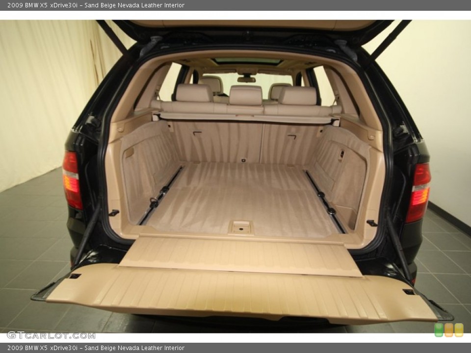Sand Beige Nevada Leather Interior Trunk for the 2009 BMW X5 xDrive30i #68536672