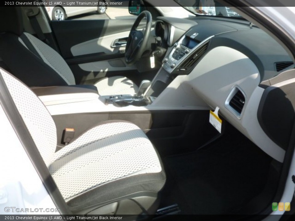 Light Titanium/Jet Black Interior Photo for the 2013 Chevrolet Equinox LS AWD #68537209