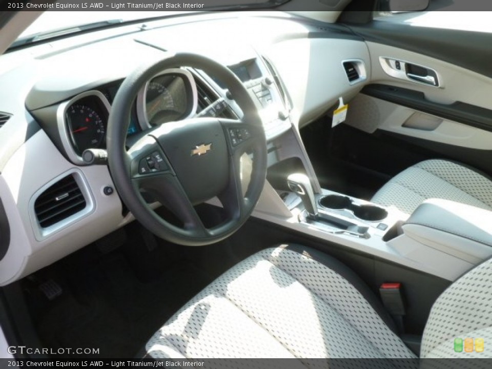 Light Titanium/Jet Black Interior Photo for the 2013 Chevrolet Equinox LS AWD #68537264