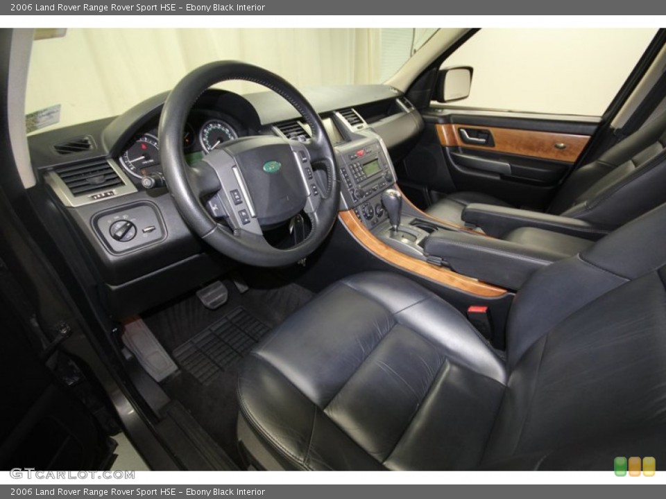 Ebony Black Interior Prime Interior for the 2006 Land Rover Range Rover Sport HSE #68539234
