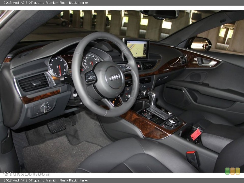 Black Interior Prime Interior for the 2013 Audi A7 3.0T quattro Premium Plus #68539339