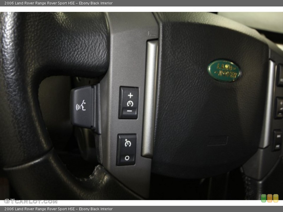 Ebony Black Interior Controls for the 2006 Land Rover Range Rover Sport HSE #68539368