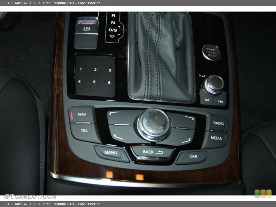 Black Interior Controls for the 2013 Audi A7 3.0T quattro Premium Plus #68539417
