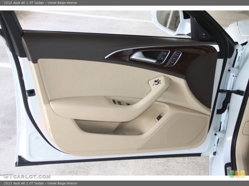 Velvet Beige Interior Door Panel for the 2013 Audi A6 2.0T Sedan #68540188