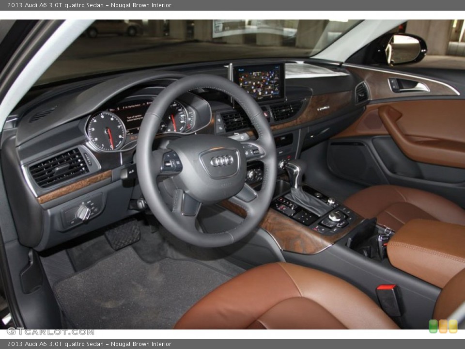 Nougat Brown Interior Prime Interior for the 2013 Audi A6 3.0T quattro Sedan #68540467