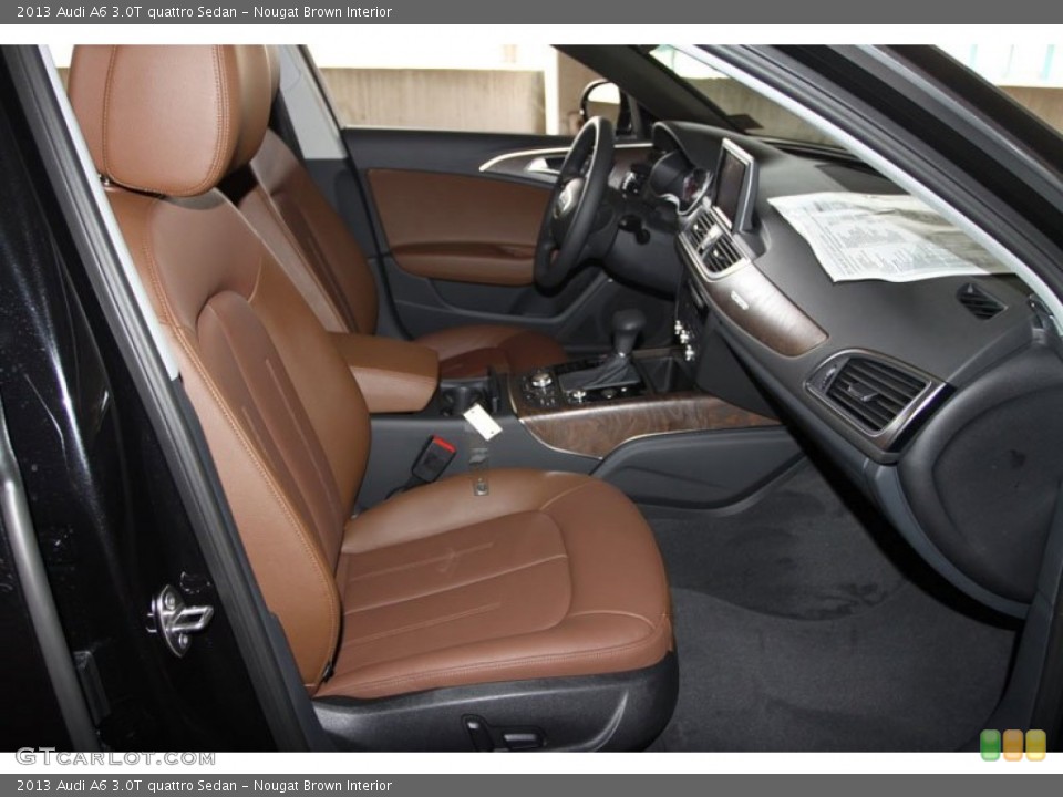 Nougat Brown Interior Photo for the 2013 Audi A6 3.0T quattro Sedan #68540593