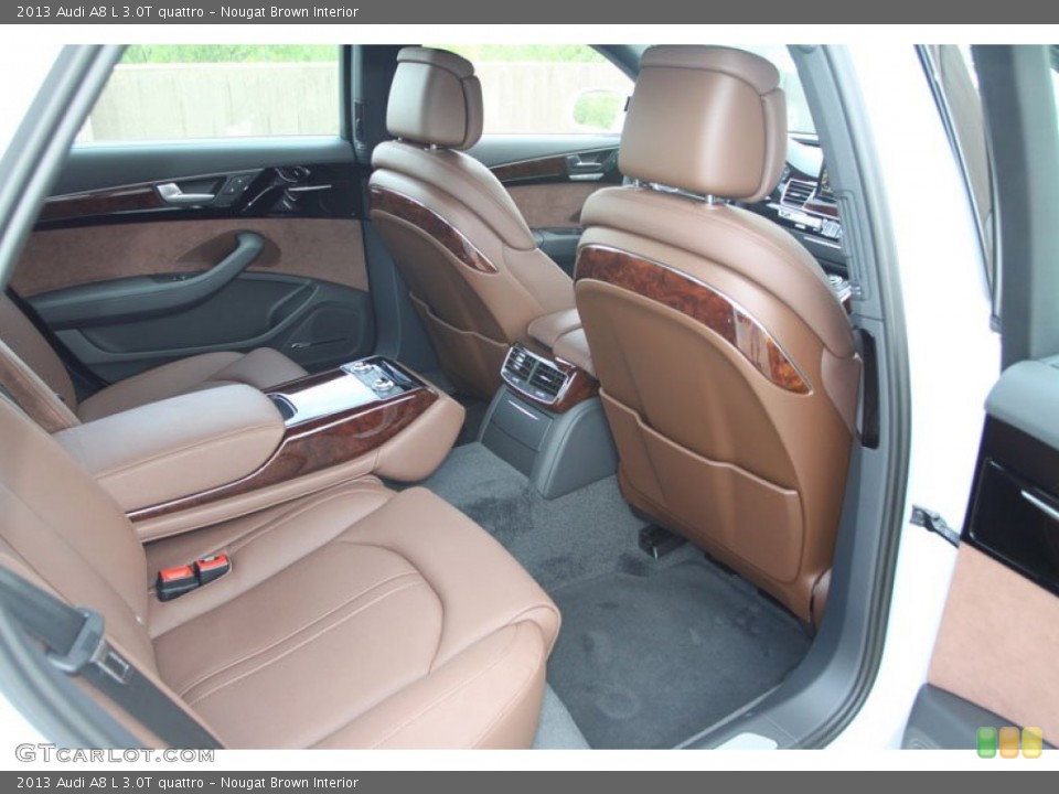 Nougat Brown Interior Photo for the 2013 Audi A8 L 3.0T quattro #68541136
