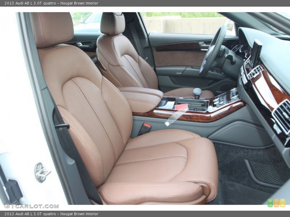 Nougat Brown Interior Photo for the 2013 Audi A8 L 3.0T quattro #68541172