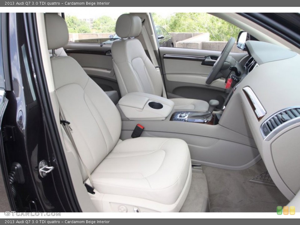 Cardamom Beige Interior Front Seat for the 2013 Audi Q7 3.0 TDI quattro #68541538