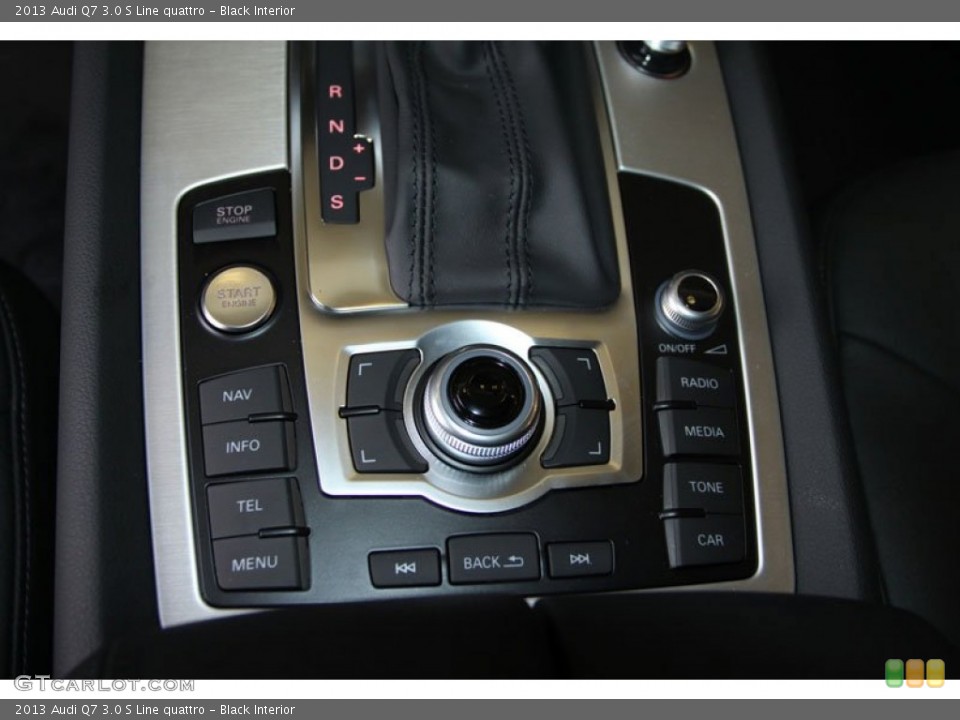 Black Interior Controls for the 2013 Audi Q7 3.0 S Line quattro #68541702