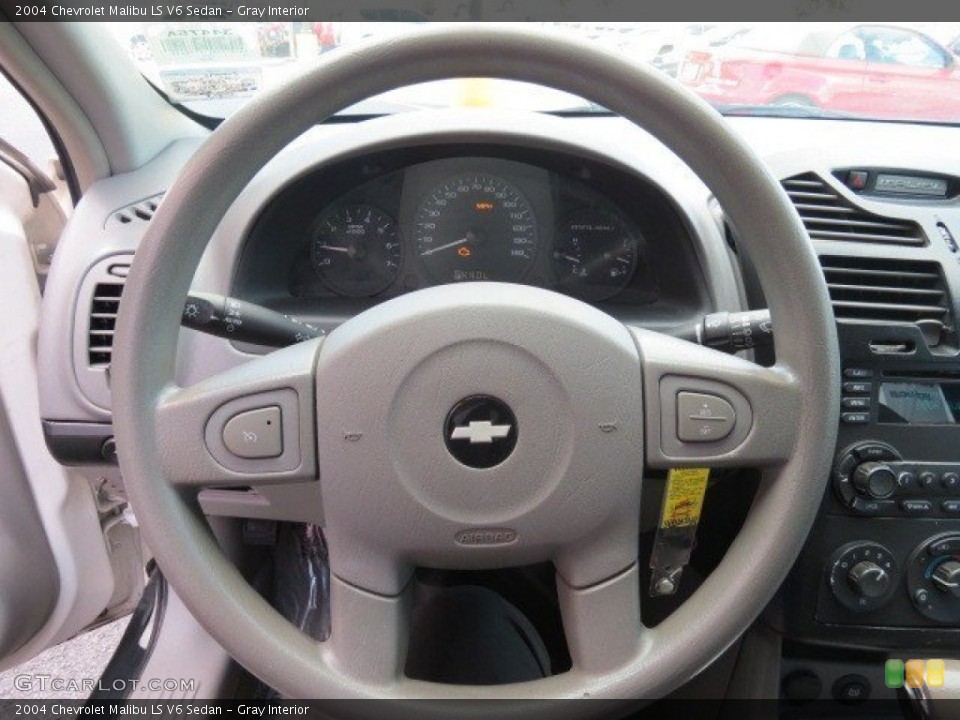 Gray Interior Steering Wheel for the 2004 Chevrolet Malibu LS V6 Sedan #68542321