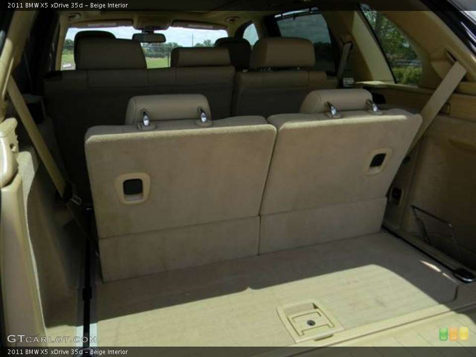 Beige Interior Trunk for the 2011 BMW X5 xDrive 35d #68542732