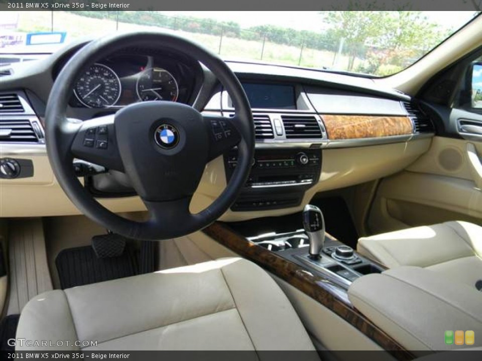 Beige Interior Prime Interior for the 2011 BMW X5 xDrive 35d #68542822