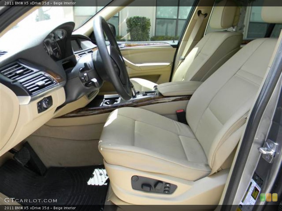 Beige Interior Front Seat for the 2011 BMW X5 xDrive 35d #68542840
