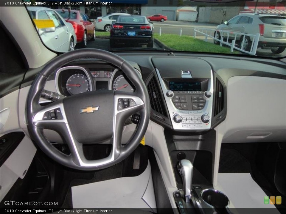 Jet Black/Light Titanium Interior Dashboard for the 2010 Chevrolet Equinox LTZ #68544481