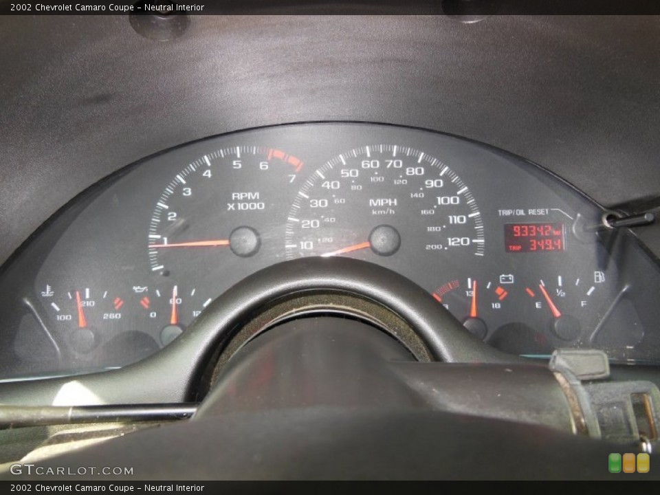Neutral Interior Gauges for the 2002 Chevrolet Camaro Coupe #68546638