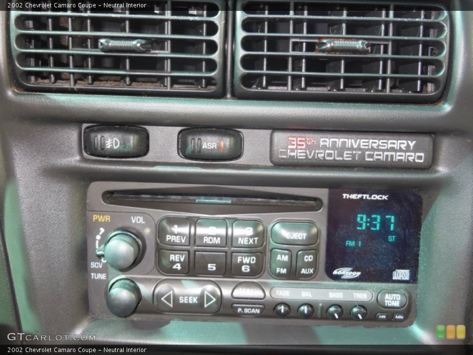 Neutral Interior Audio System for the 2002 Chevrolet Camaro Coupe #68546665