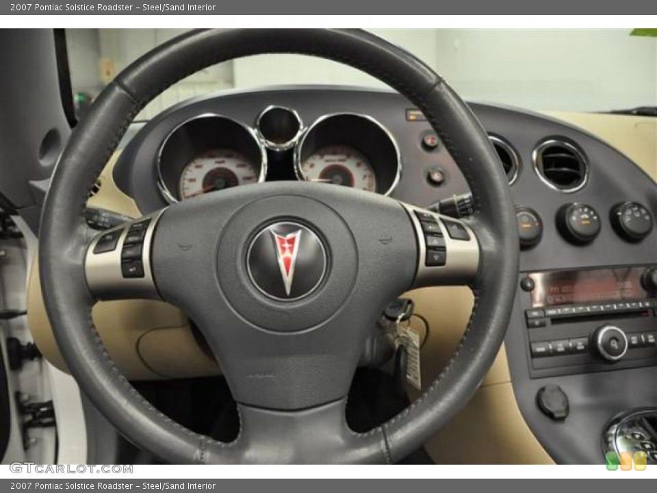 Steel/Sand Interior Steering Wheel for the 2007 Pontiac Solstice Roadster #68547661