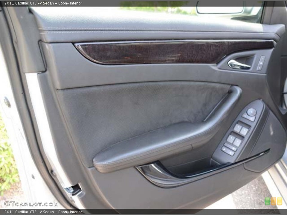 Ebony Interior Door Panel for the 2011 Cadillac CTS -V Sedan #68548810