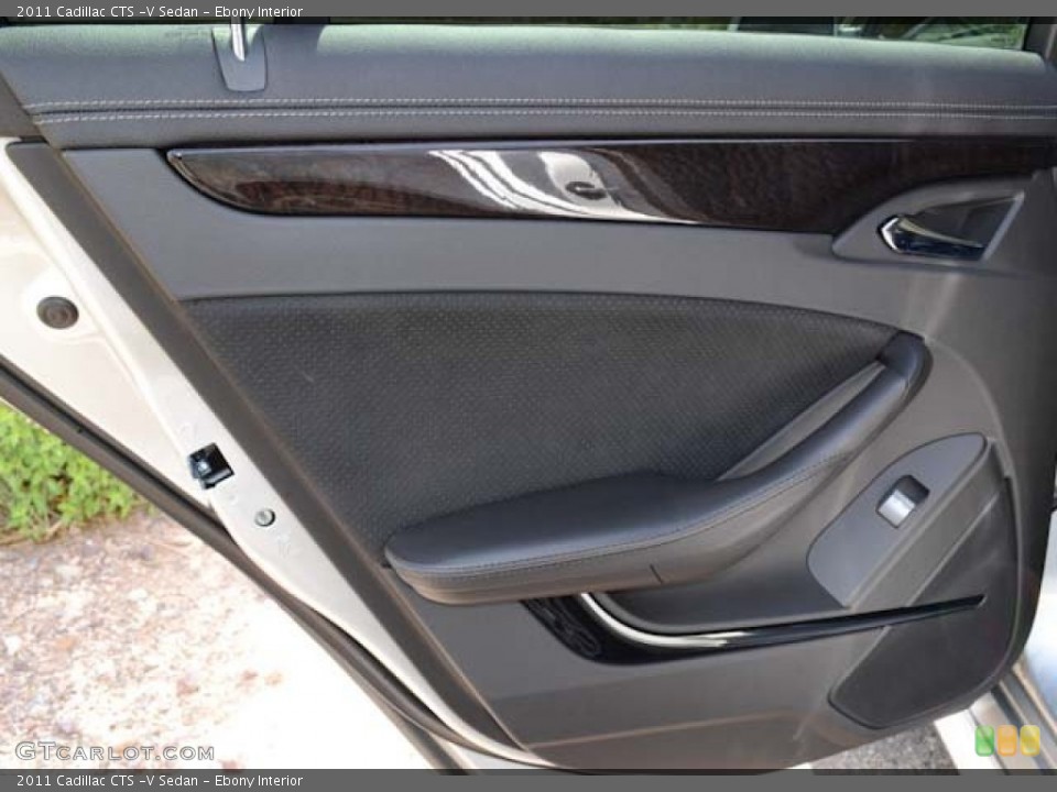Ebony Interior Door Panel for the 2011 Cadillac CTS -V Sedan #68548867